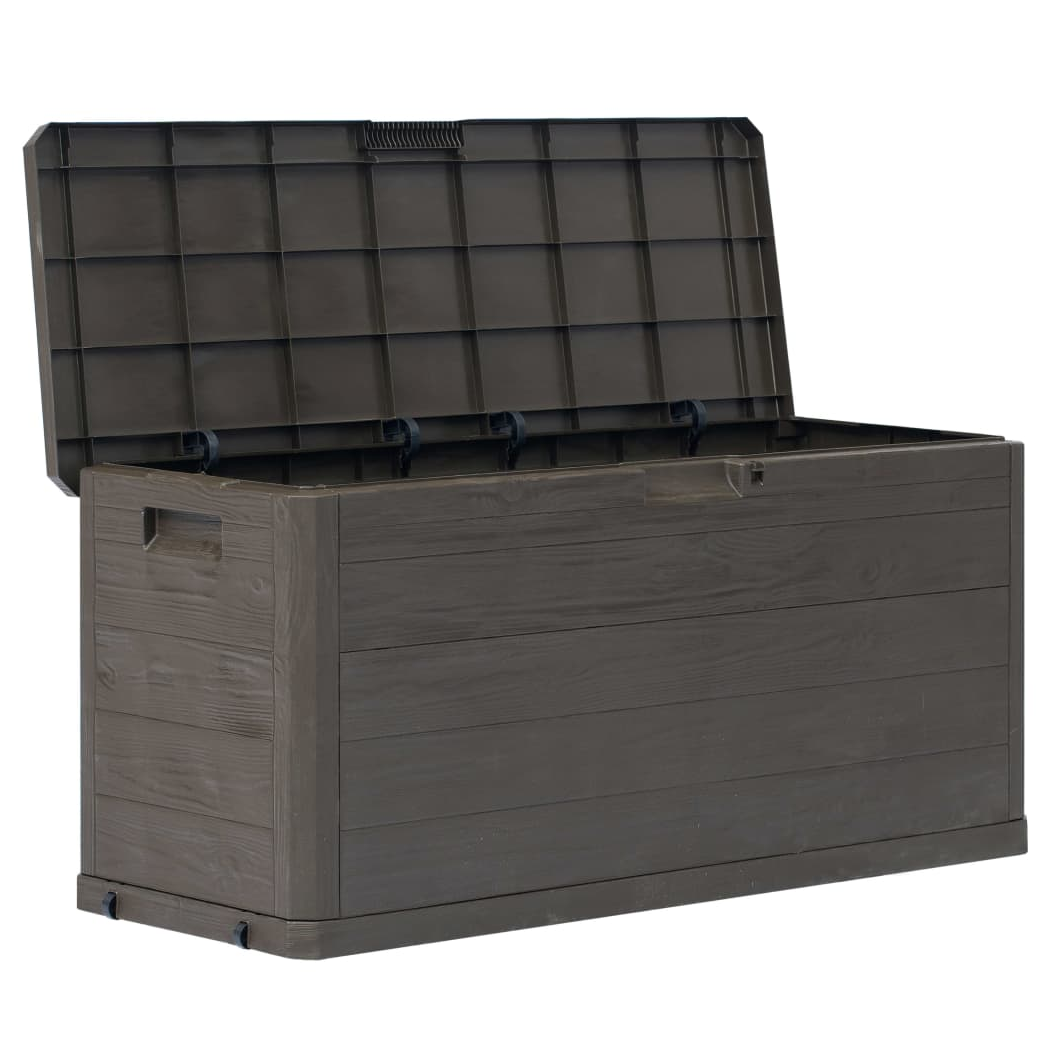 Garden Storage Box 280 L Brown