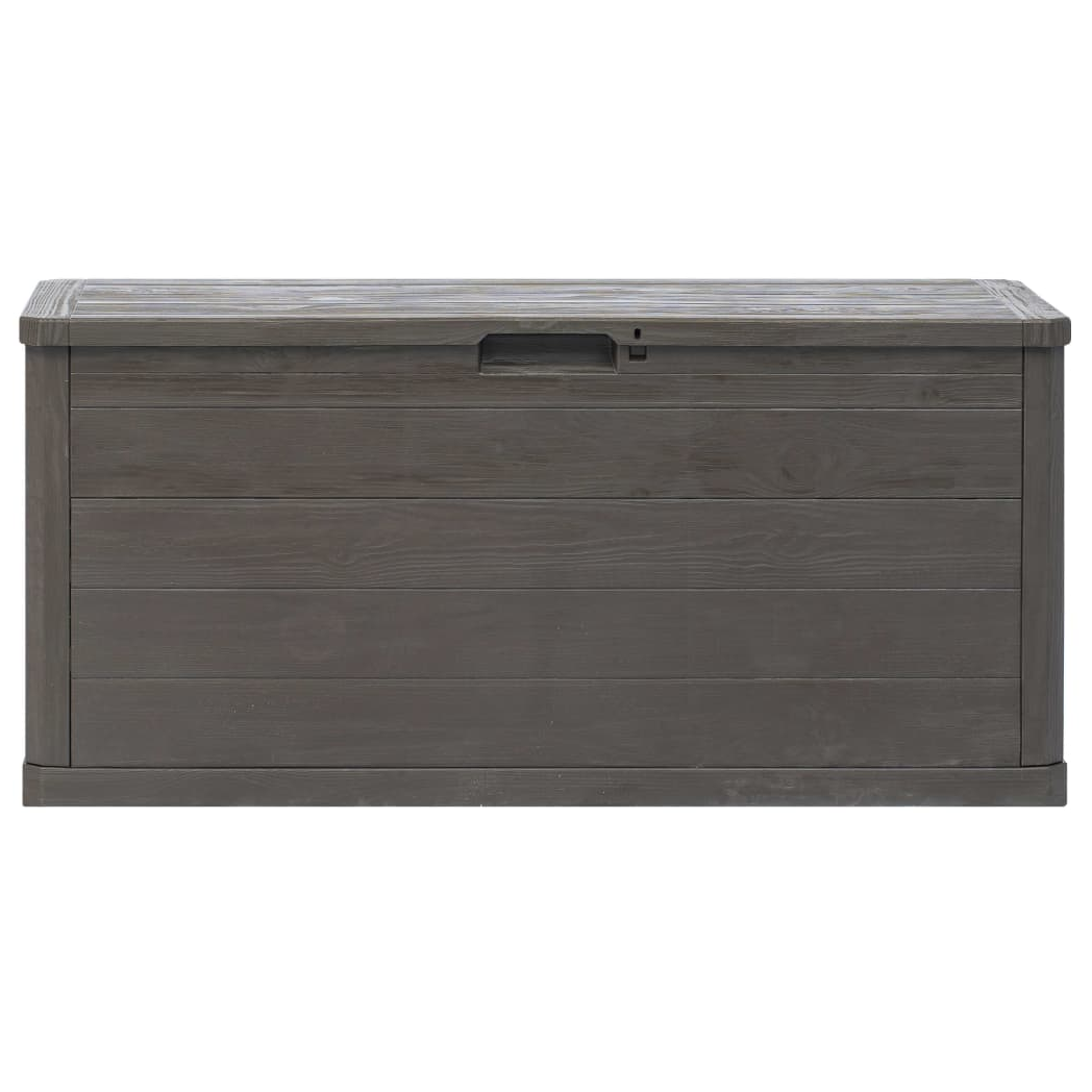 Garden Storage Box 280 L Brown