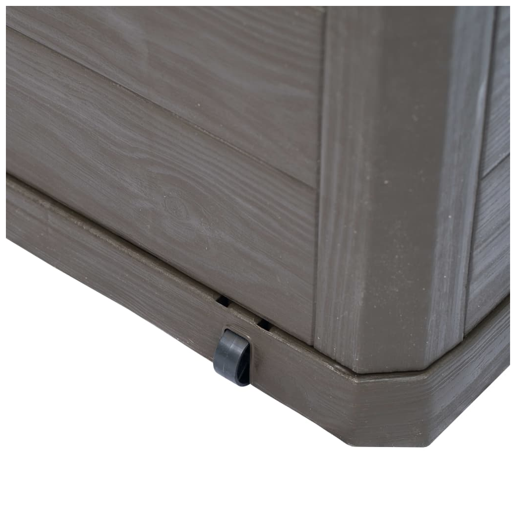 Garden Storage Box 280 L Brown