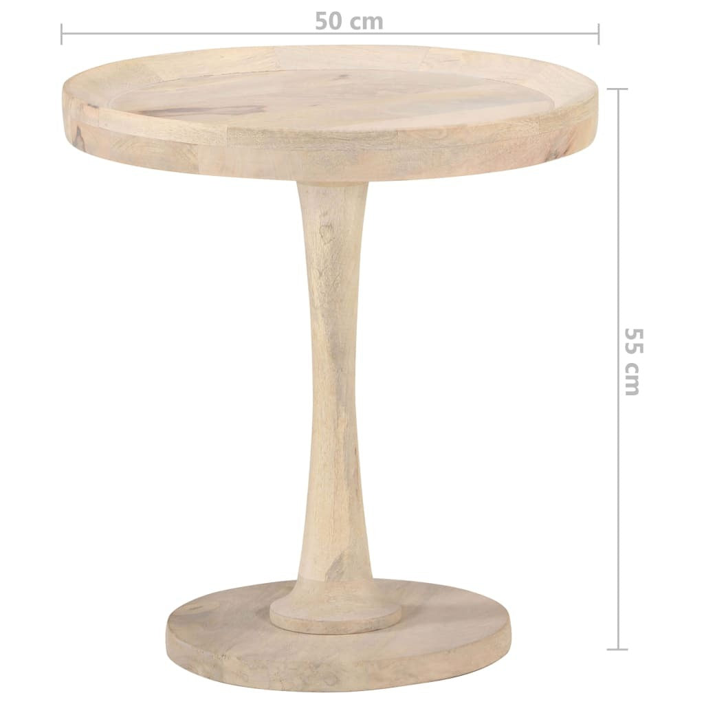 Side Table 50x55 cm Solid Mango Wood