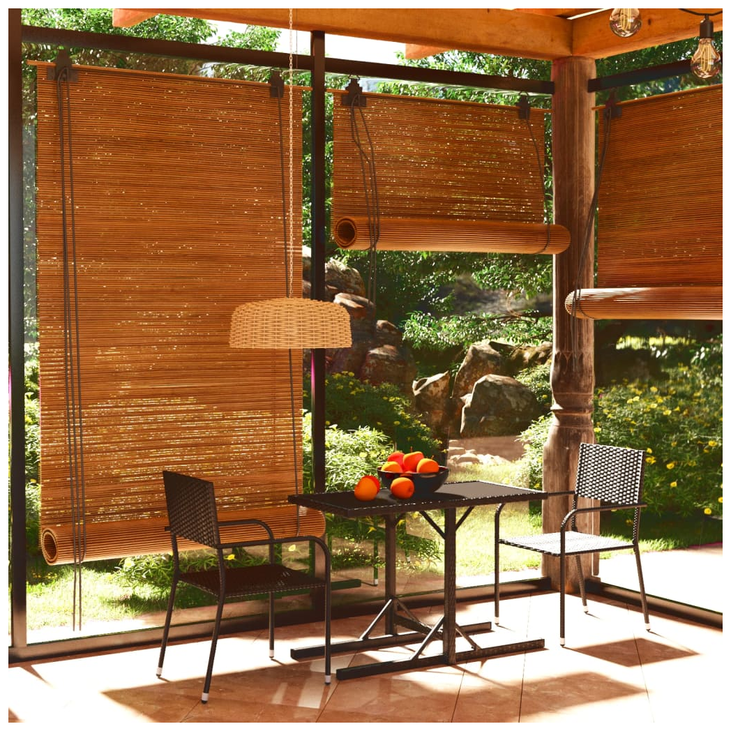 3 Piece Garden Dining Set Black