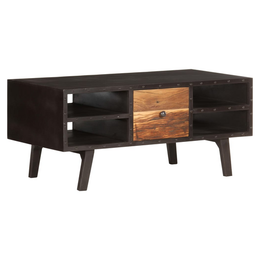 Coffee Table 100x50x45 cm Solid Reclaimed Wood