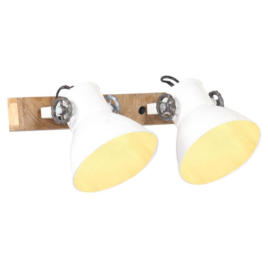 Industrial Wall Lamp White 45x25 cm E27