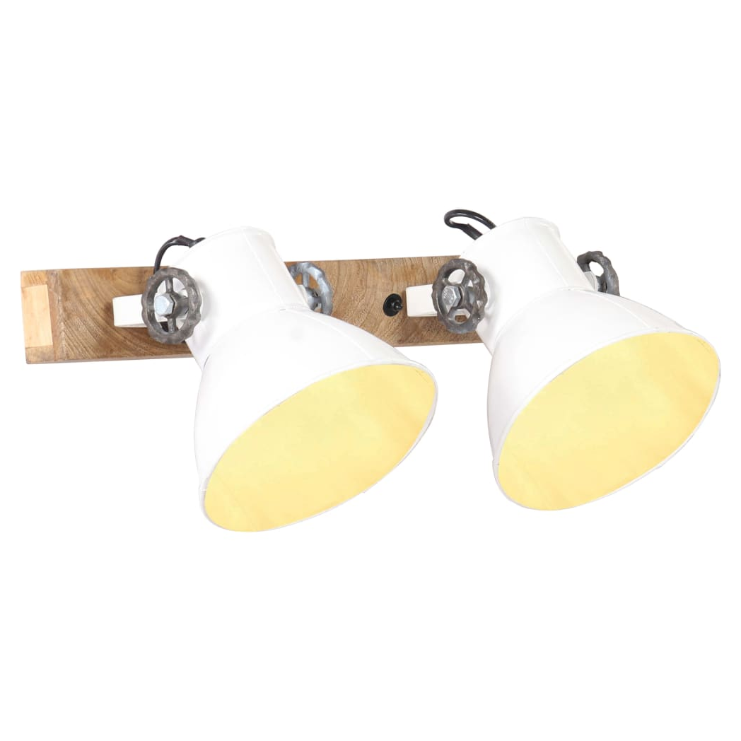 Industrial Wall Lamp White 45x25 cm E27