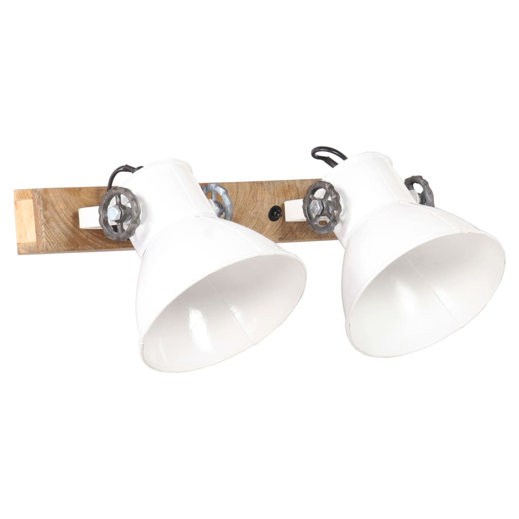 Industrial Wall Lamp White 45x25 cm E27