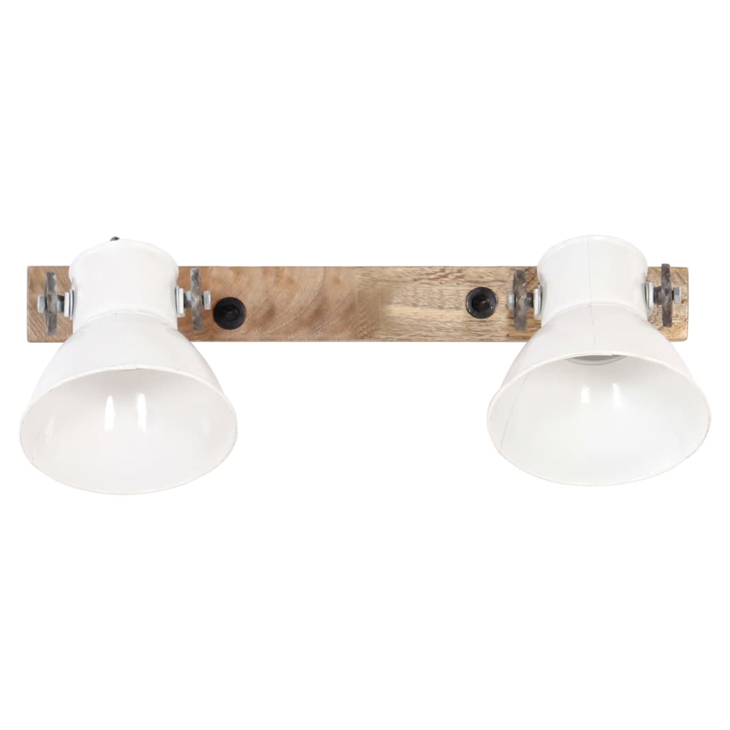 Industrial Wall Lamp White 45x25 cm E27