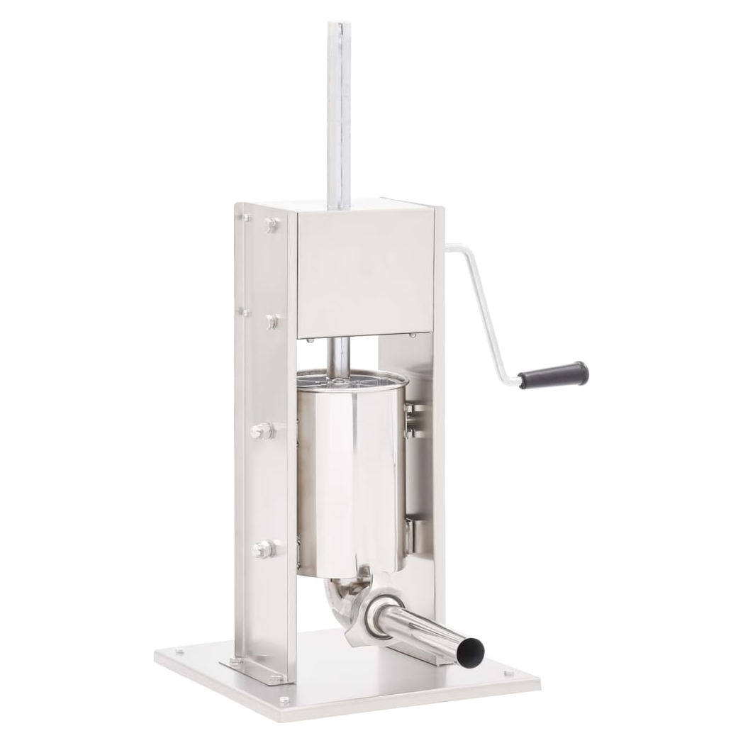 Manual Sausage Stuffer Silver 3 L Stainless Steel