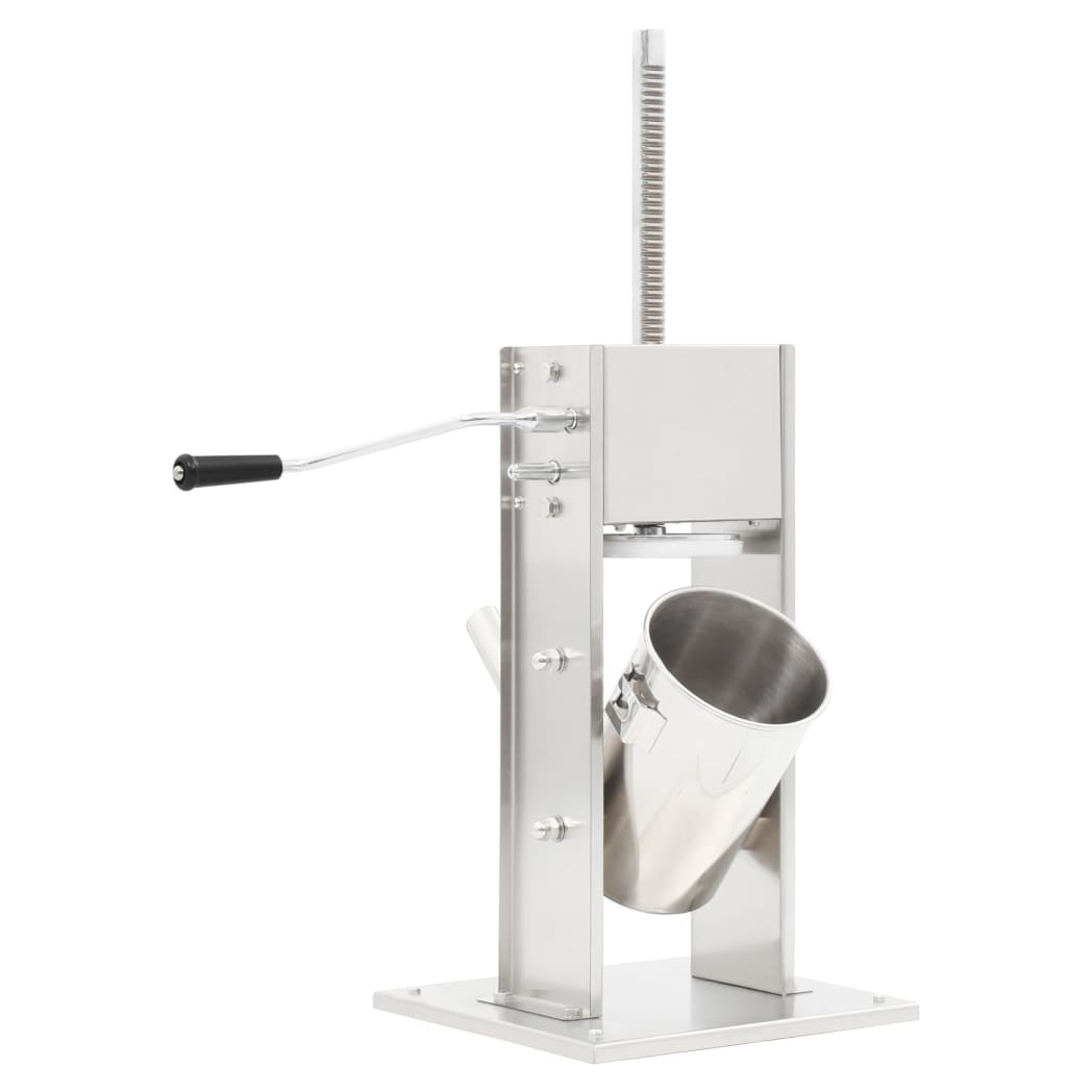 Manual Sausage Stuffer Silver 3 L Stainless Steel