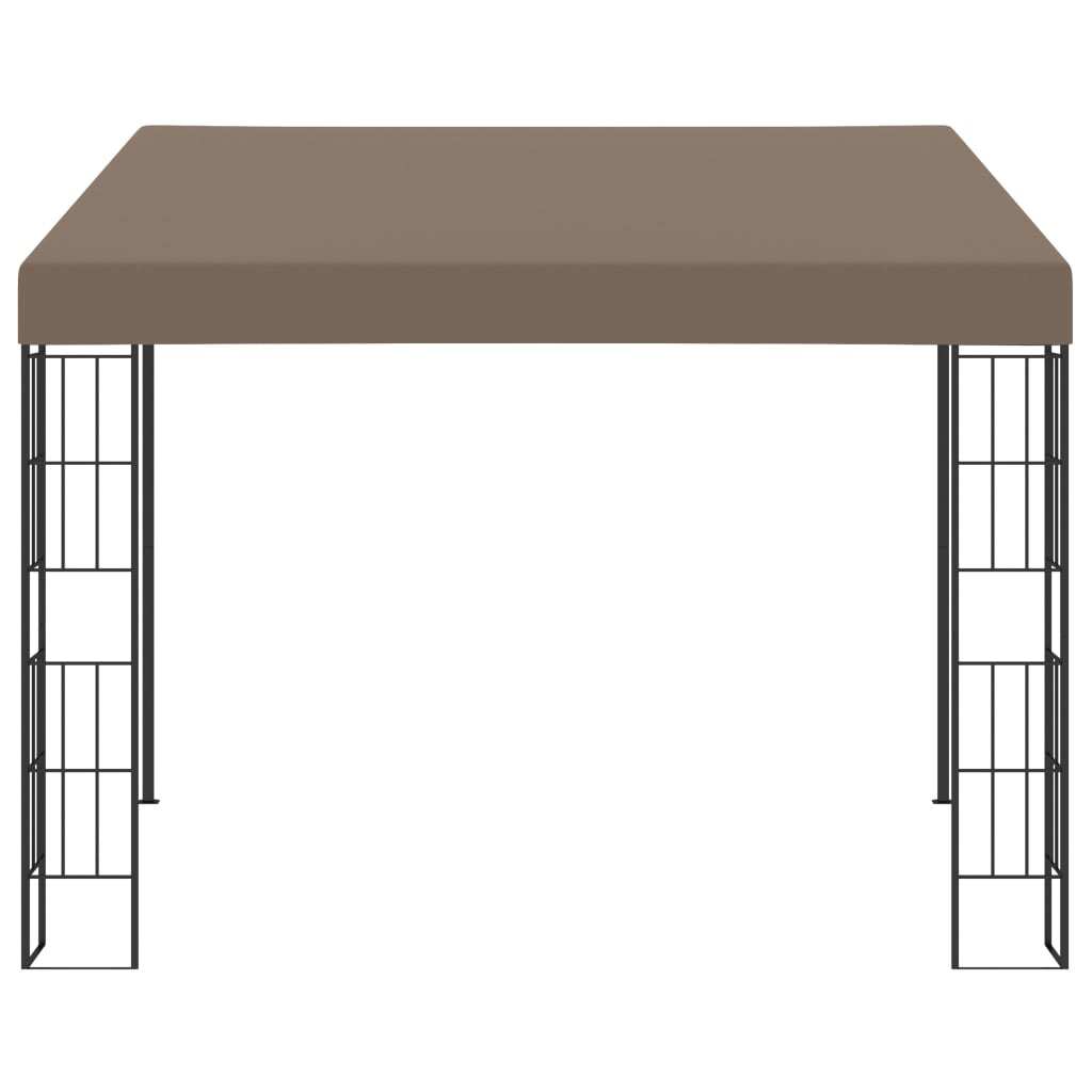 Wall-mounted Gazebo 3x3 m Taupe Fabric