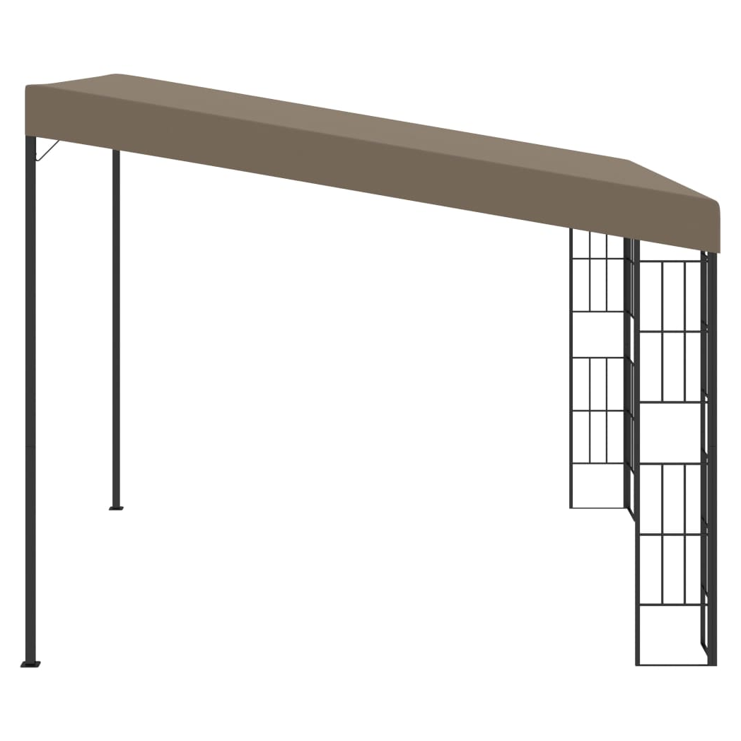 Wall-mounted Gazebo 3x3 m Taupe Fabric