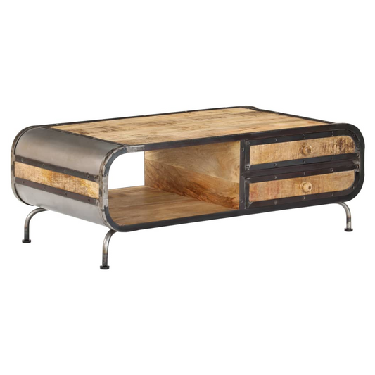 Coffee Table 100x50x35 cm Solid Mango Wood