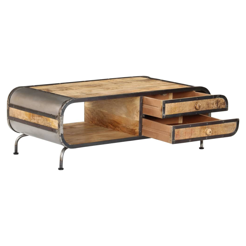 Coffee Table 100x50x35 cm Solid Mango Wood