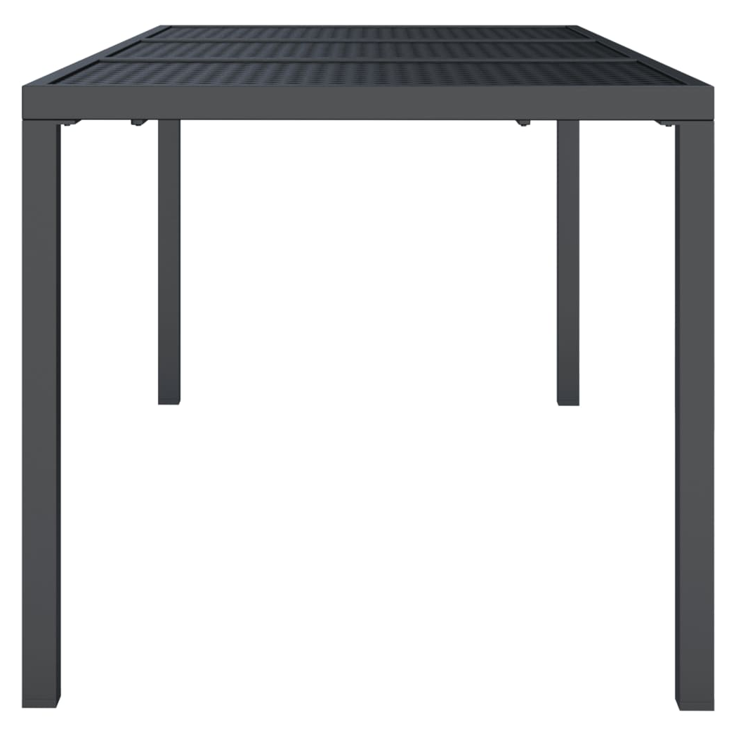 Garden Table Anthracite 165x80x72 cm Steel