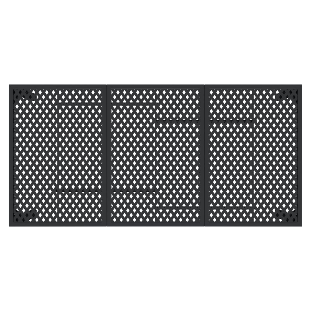 Garden Table Anthracite 165x80x72 cm Steel