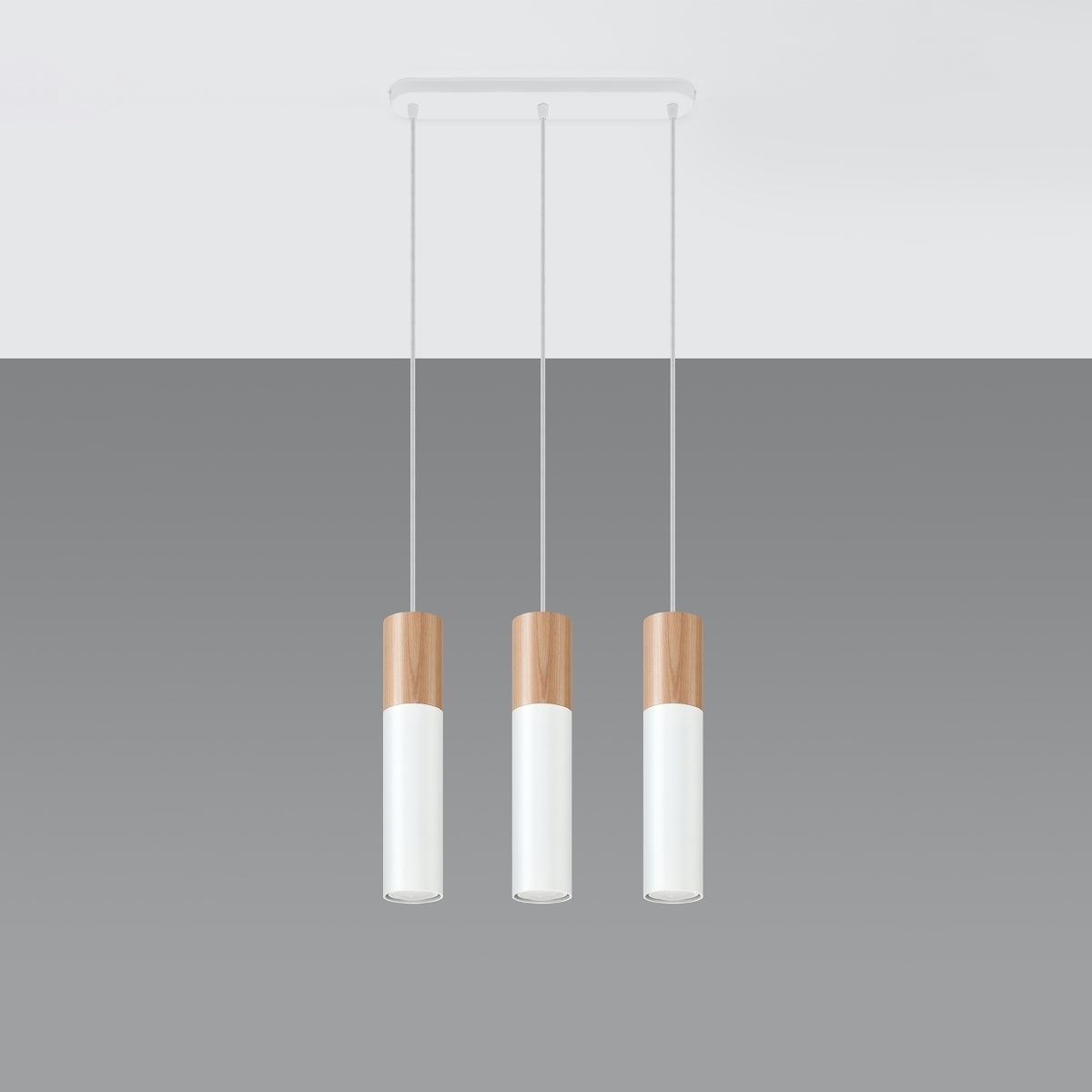 Pendant lamp steel, wood Pablo modern Design GU10