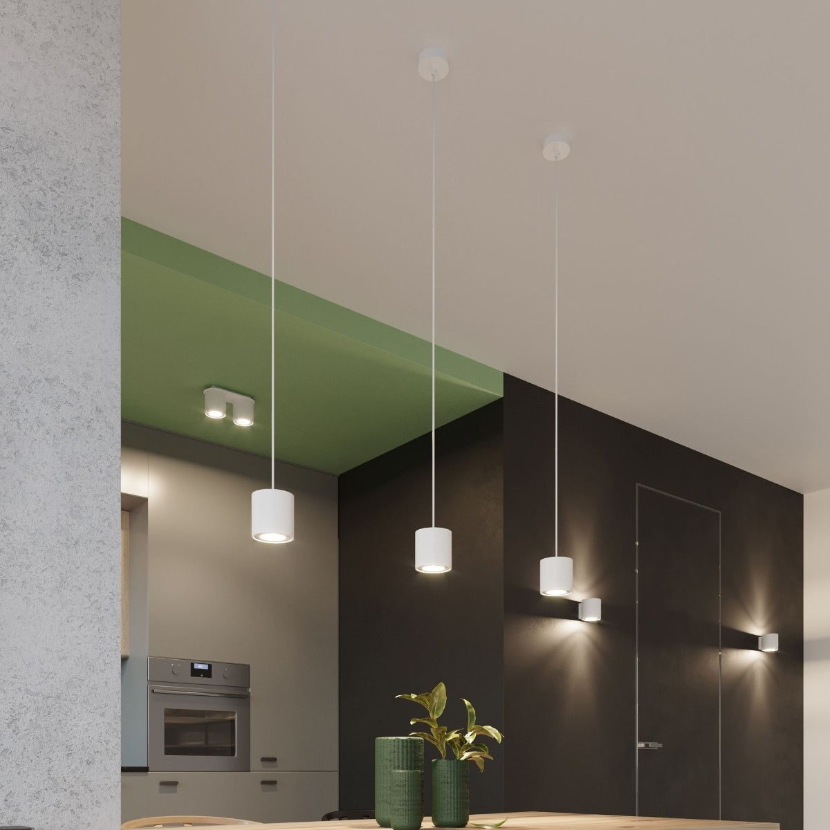 Pendant lamp aluminum Orbis modern Design GU10