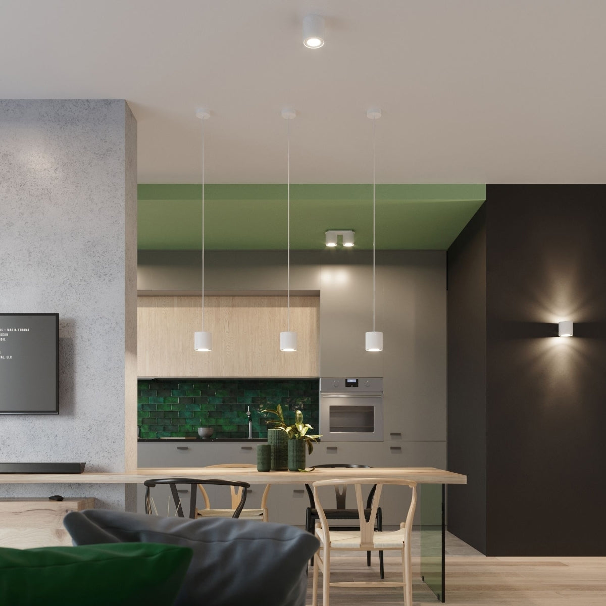 Pendant lamp aluminum Orbis modern Design GU10