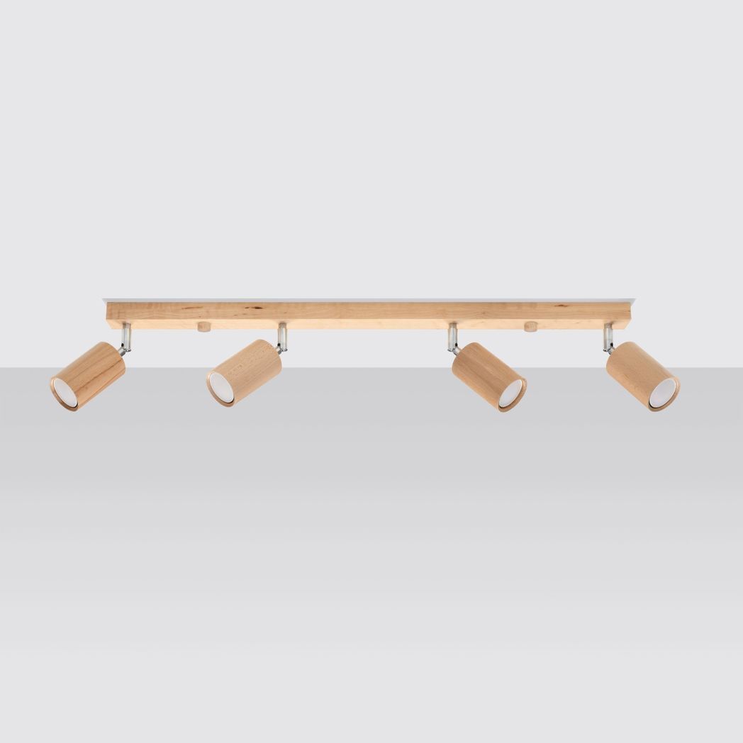 Ceiling lamp wood Berg Scandinavian Design GU10