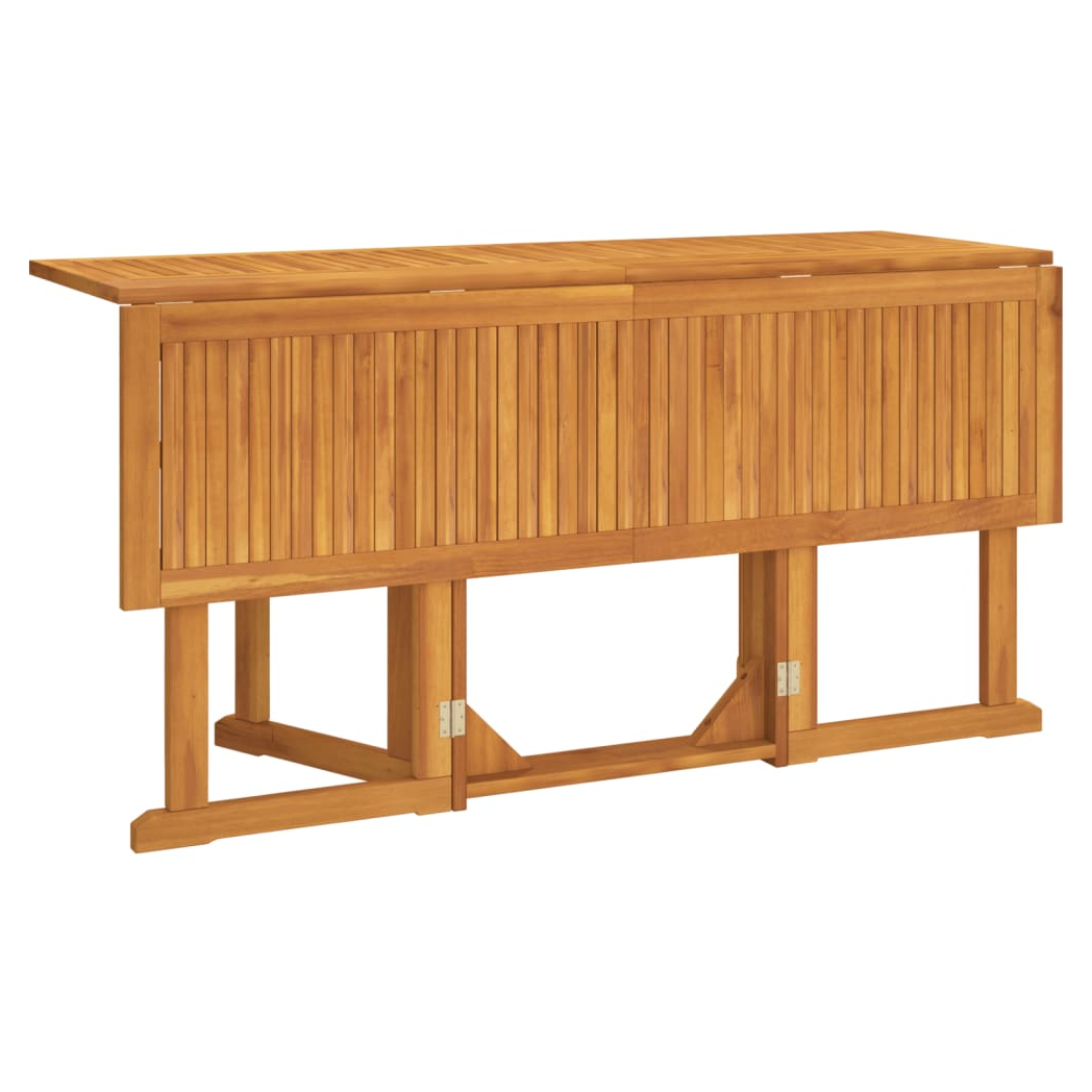 Folding Butterfly Garden Table 150x90x75 cm Solid Wood Teak
