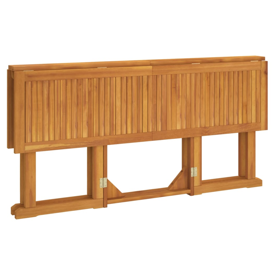 Folding Butterfly Garden Table 150x90x75 cm Solid Wood Teak