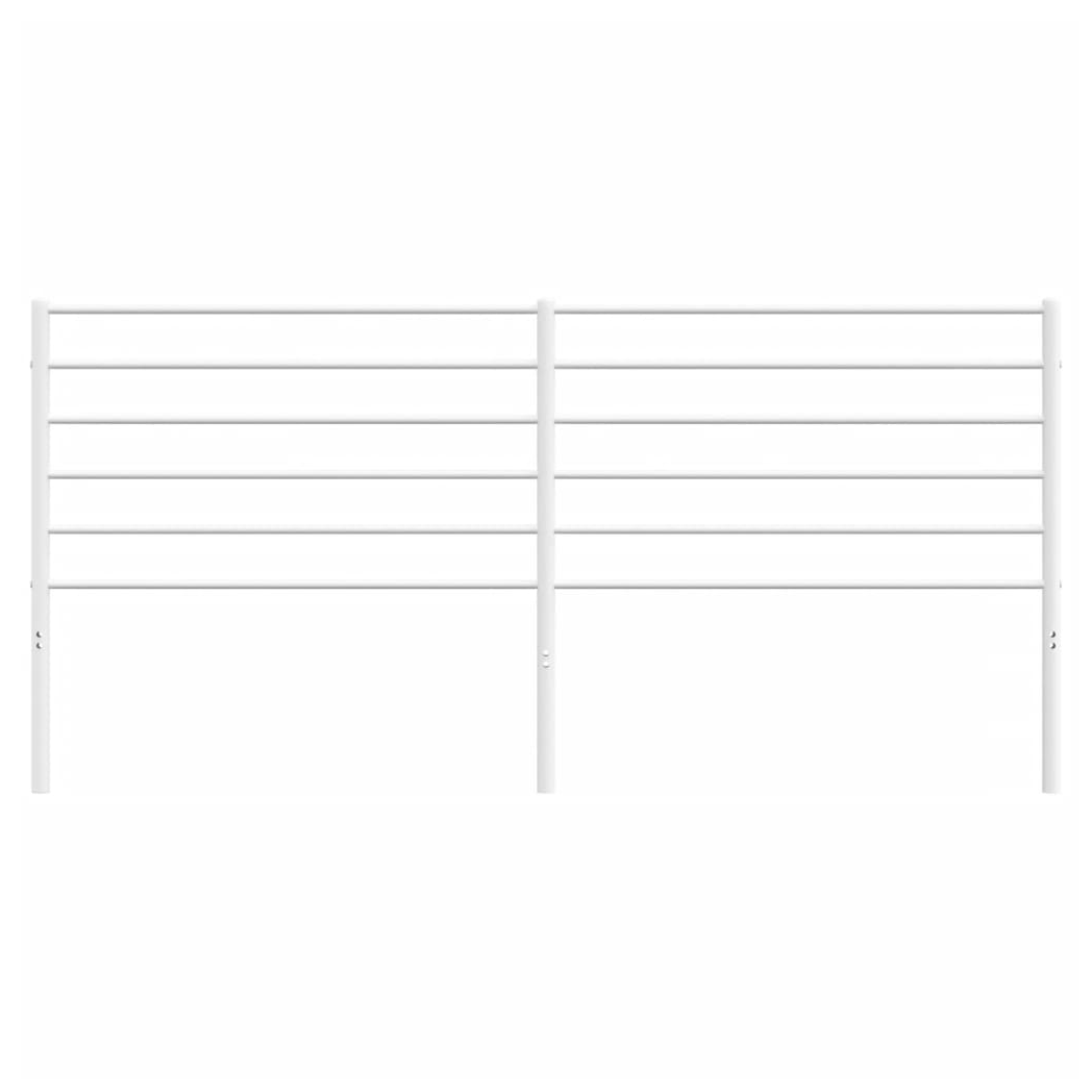 Metal Headboard White 180 cm
