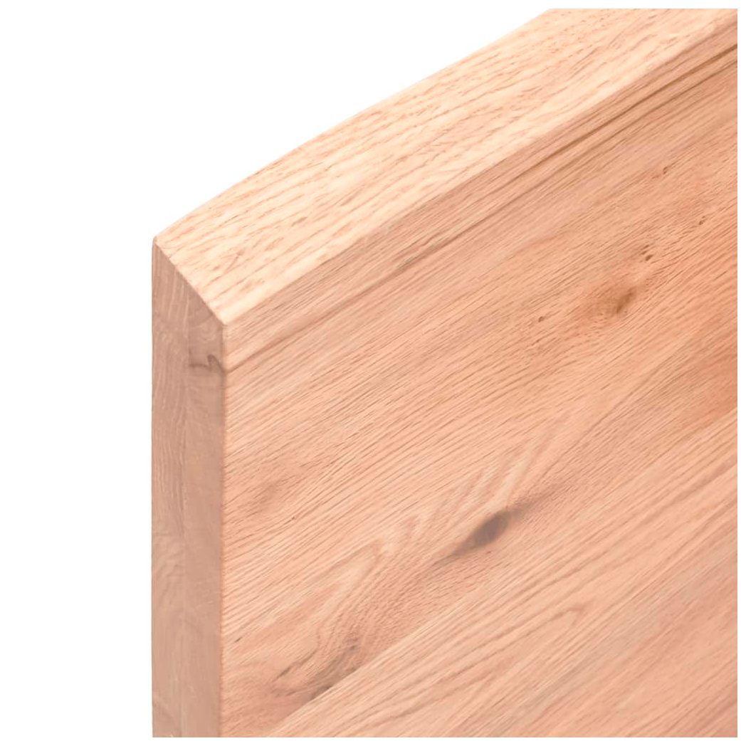 Table Top Light Brown 80x40x(2-4) cm Treated Solid Wood Live Edge