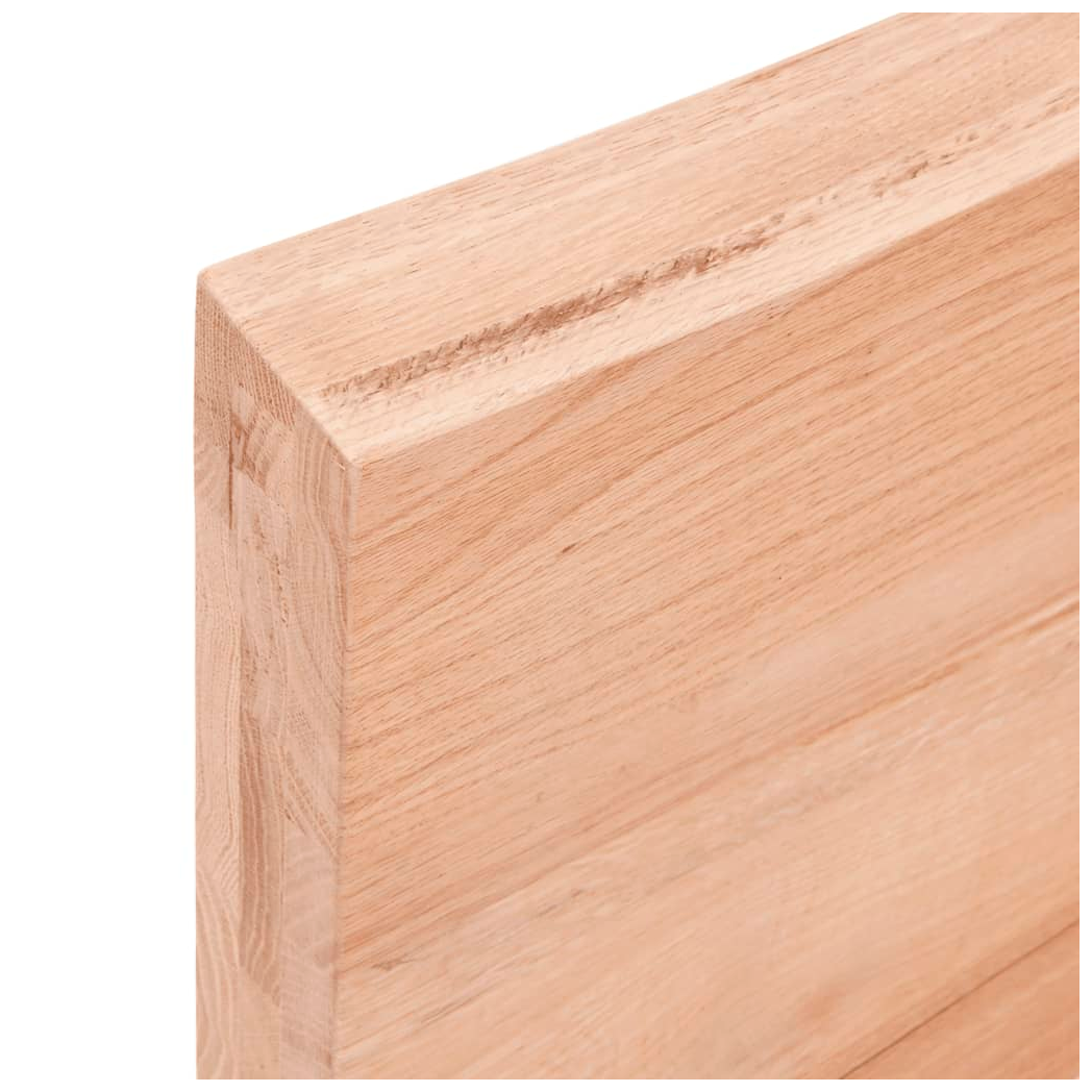 Table Top Light Brown 80x60x(2-6) cm Treated Solid Wood Live Edge