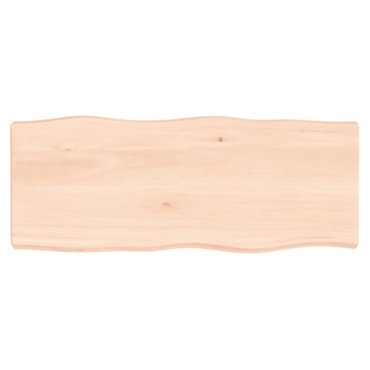 Table Top 100x40x(2-6) cm Untreated Solid Wood Live Edge