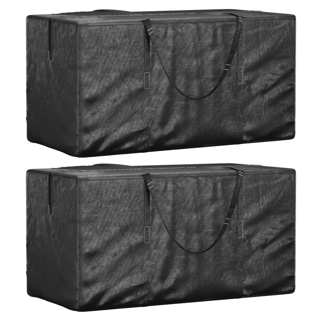 Christmas Tree Storage Bags 2 pcs Black Polyethylene