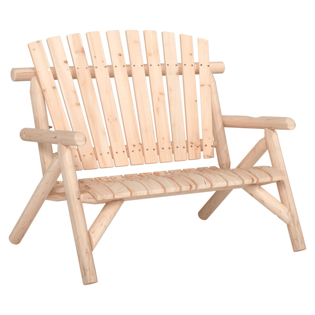 3 Piece Garden Lounge Set Solid Wood Spruce