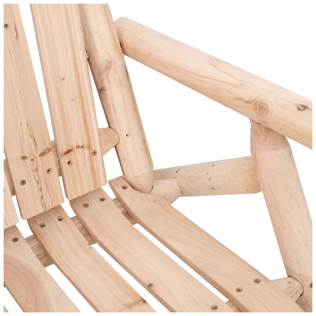 3 Piece Garden Lounge Set Solid Wood Spruce