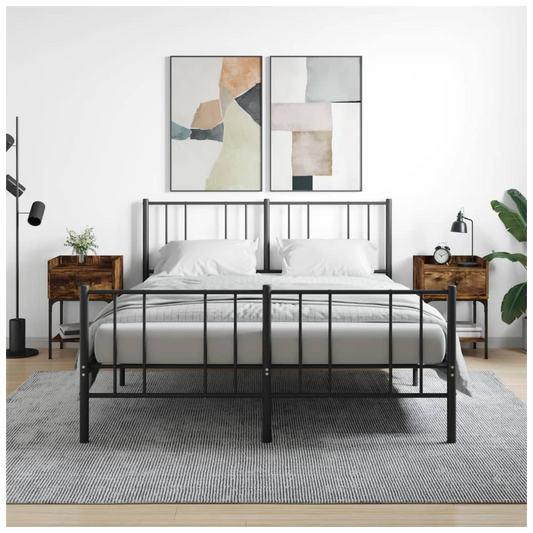 Bedside Tables 2 pcs Smoked Oak 40.5x31x60 cm Engineered Wood