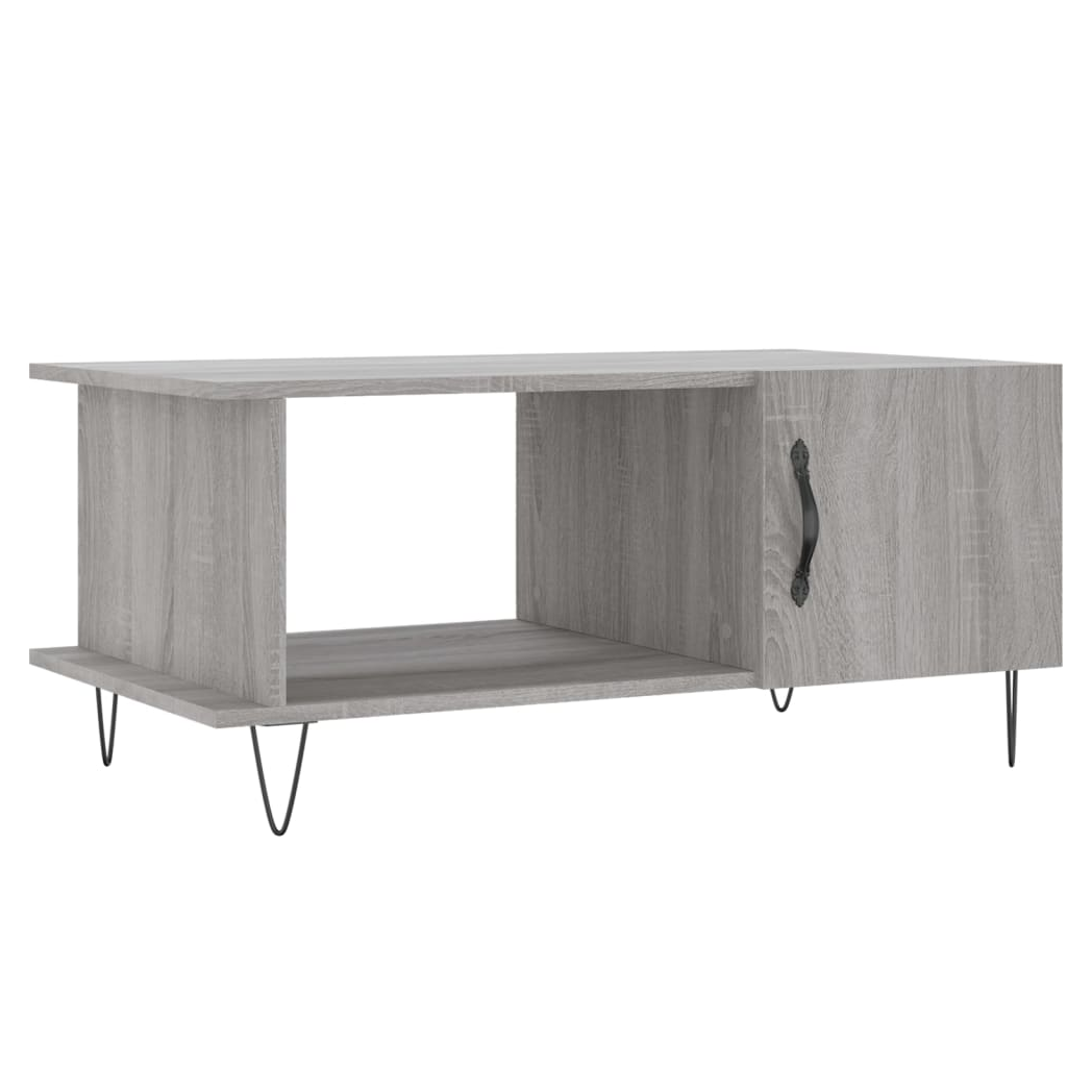 Coffee Table Grey Sonoma 90x50x40 cm Engineered Wood