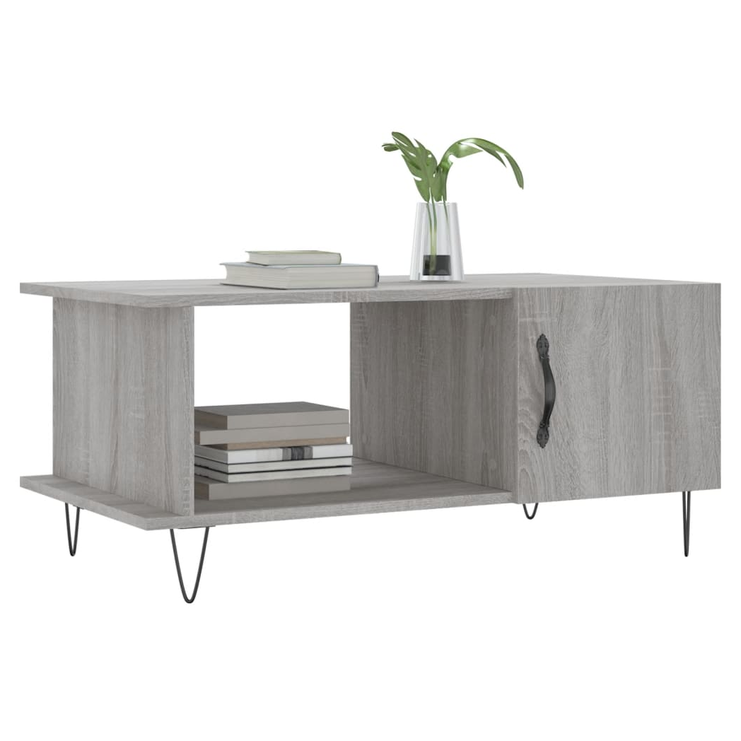 Coffee Table Grey Sonoma 90x50x40 cm Engineered Wood