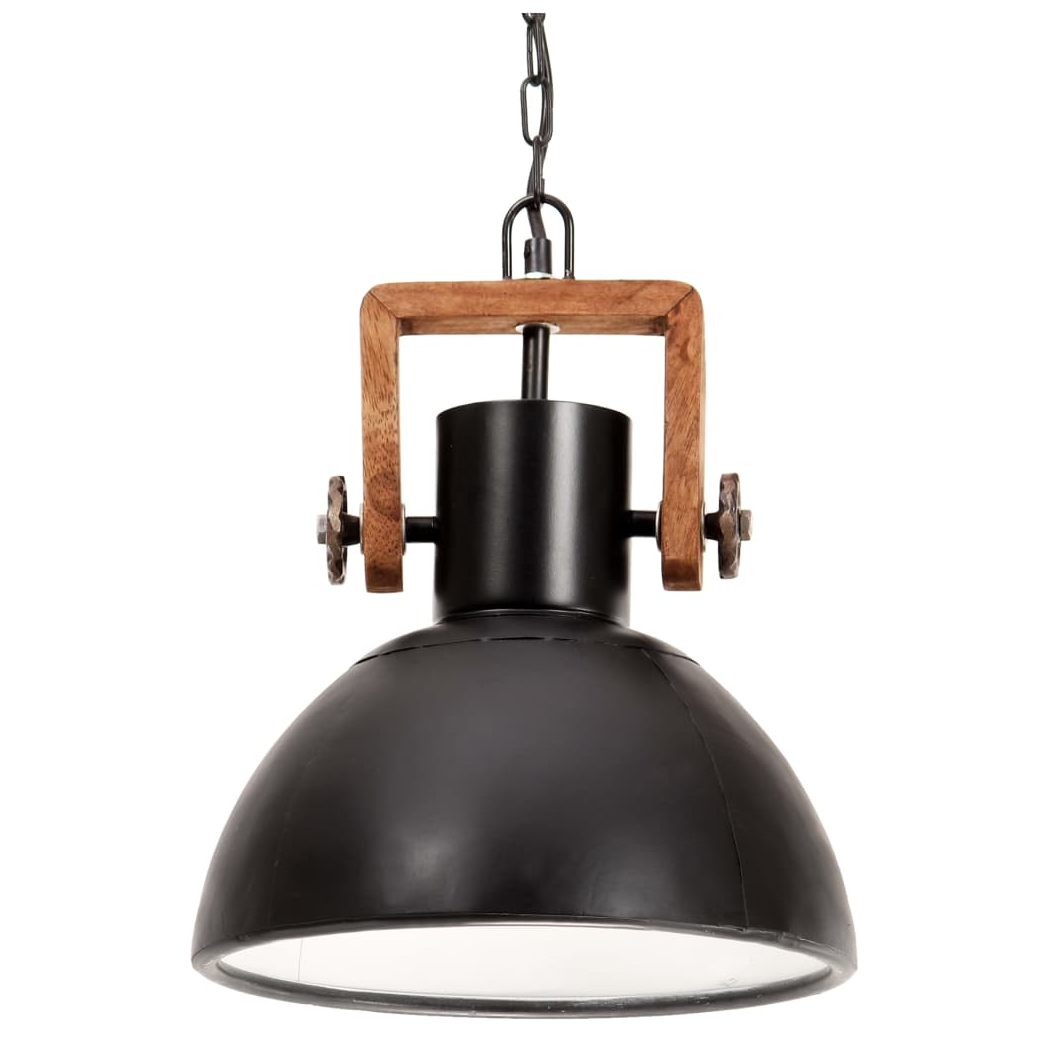 Industrial Hanging Lamp 25 W Black Round 30 cm E27