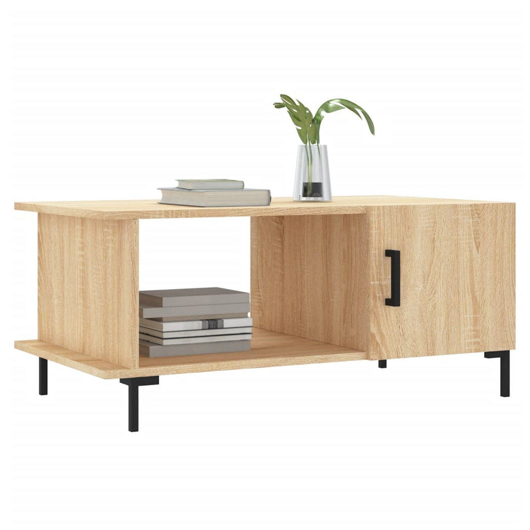 Coffee Table Sonoma Oak 90x50x40 cm Engineered Wood