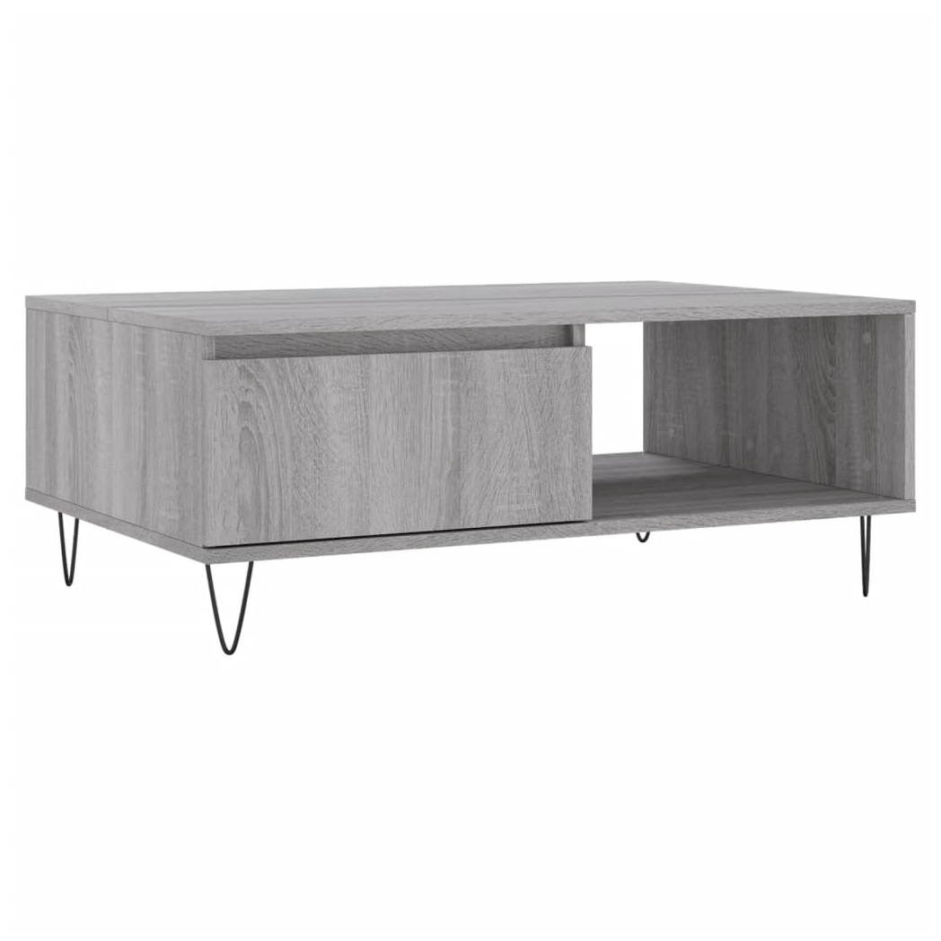 Coffee Table Grey Sonoma 90x60x35 cm Engineered Wood