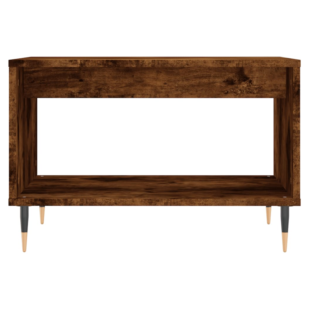 Coffee Table Brown Oak 60x50x40 cm Engineered Wood