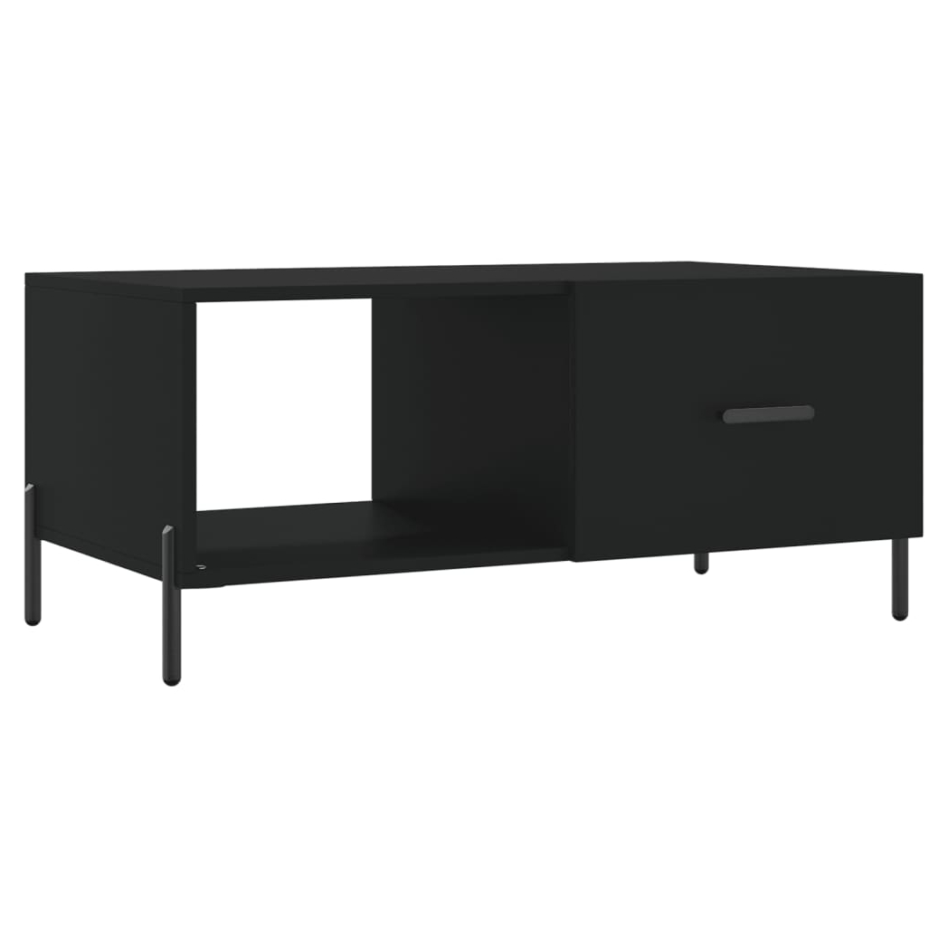 Coffee Table Black 90x50x40 cm Engineered Wood