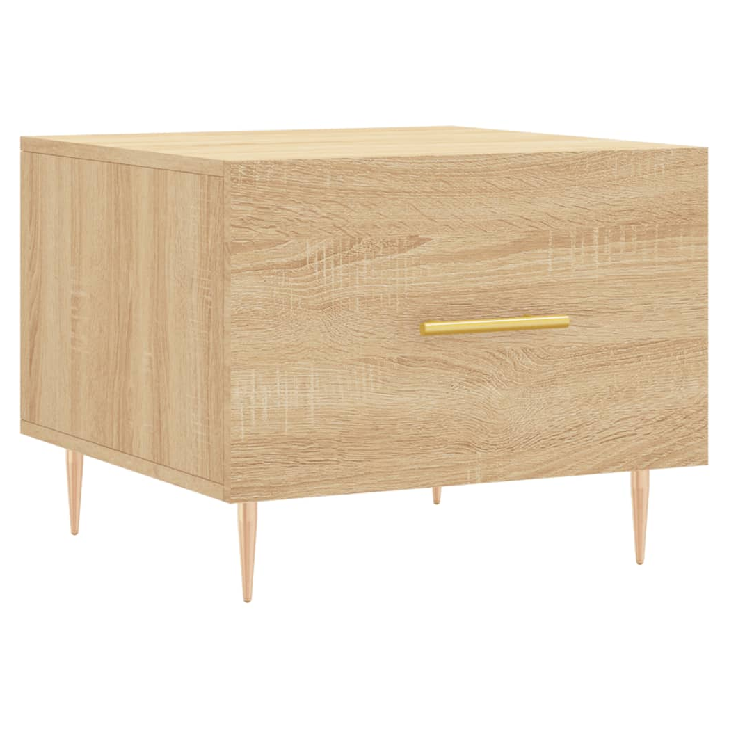 Coffee Table Sonoma Oak 50x50x40 cm Engineered Wood