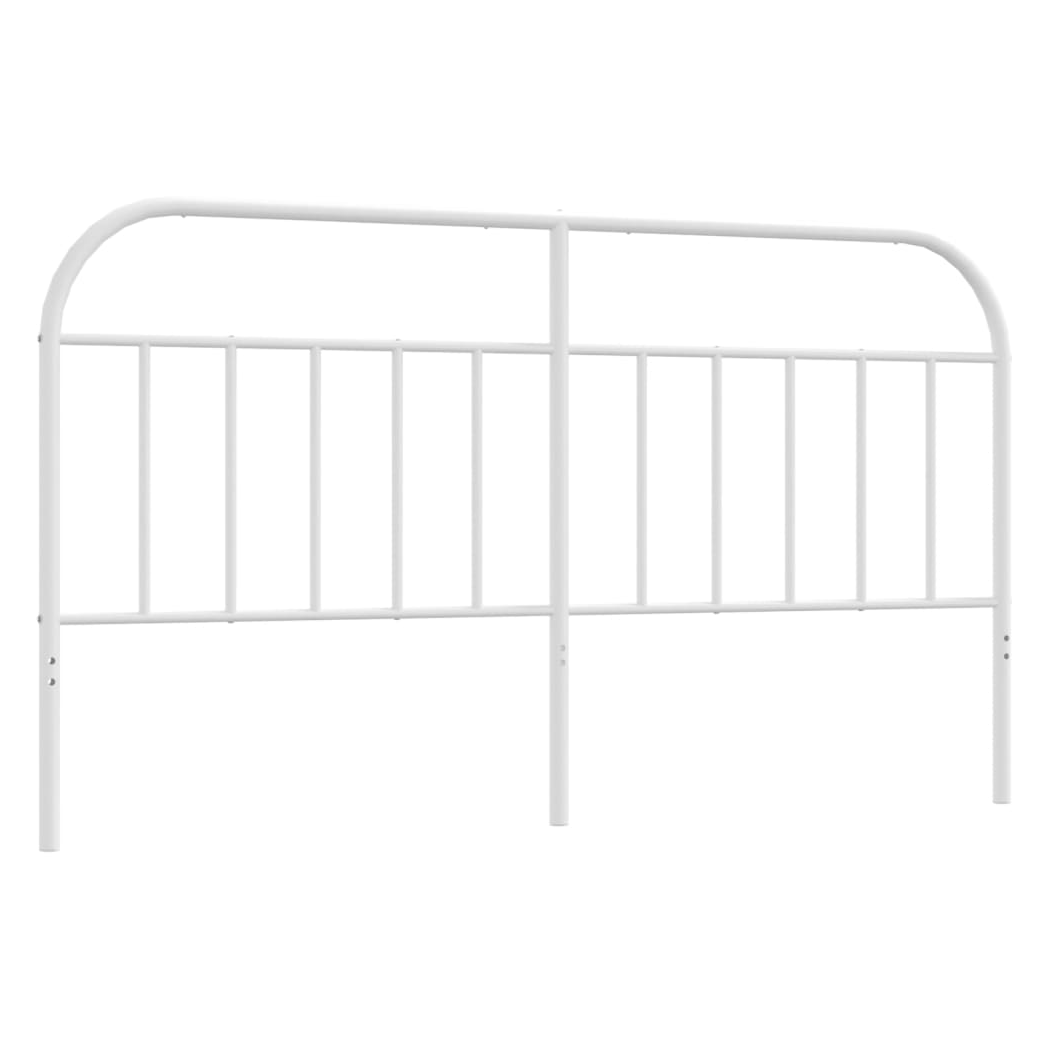 Metal Headboard White 180 cm