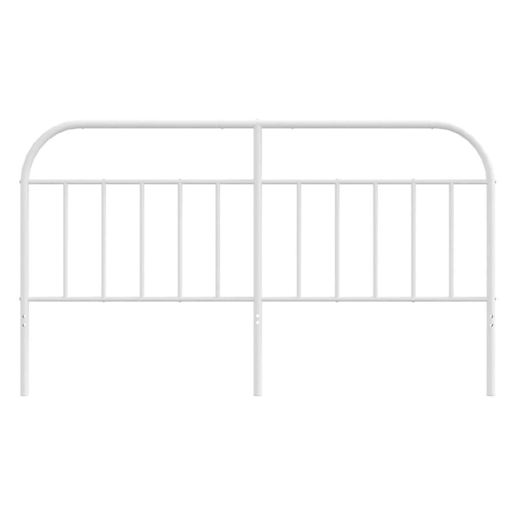 Metal Headboard White 180 cm