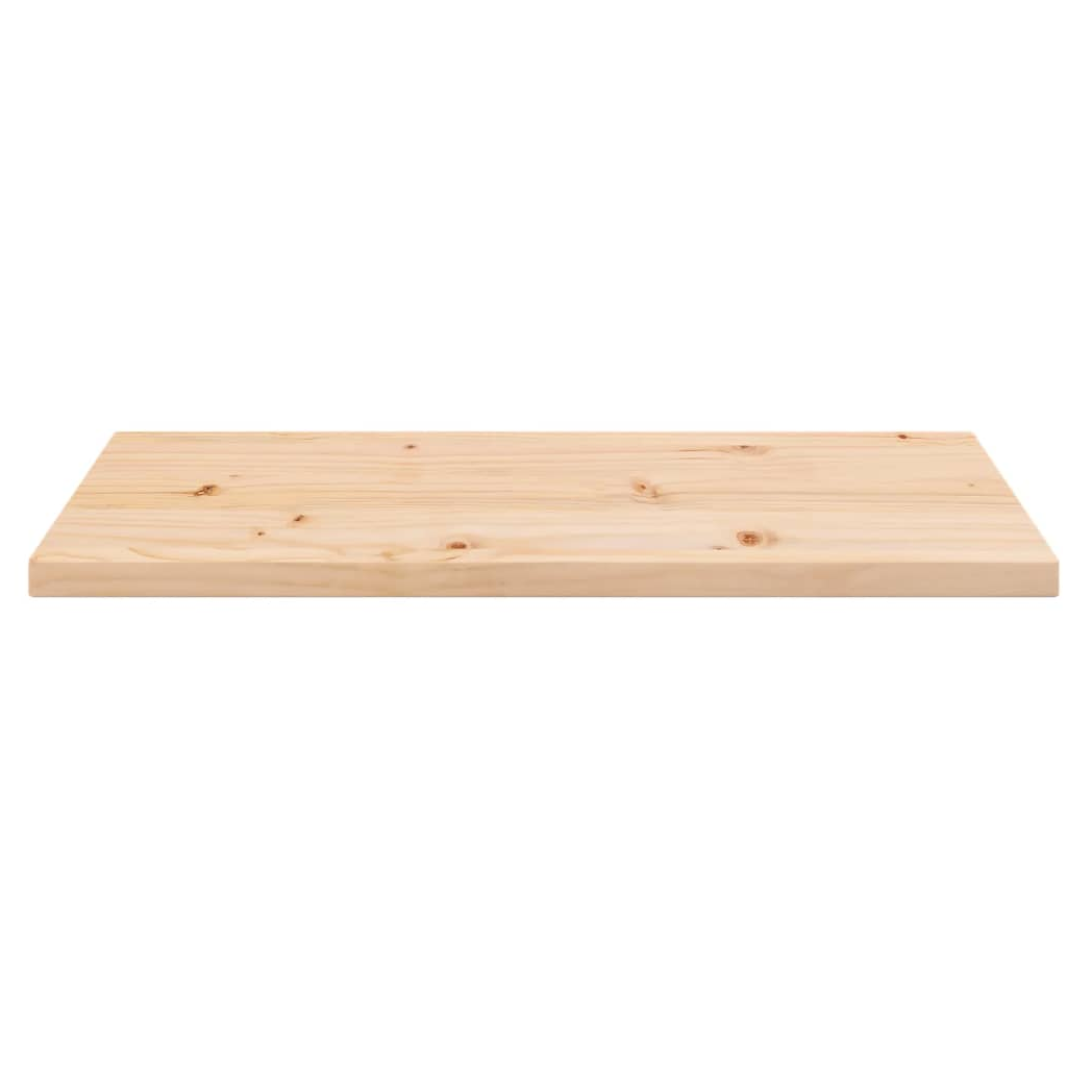 Table Top 80x40x2.5 cm Solid Wood Pine Rectangular