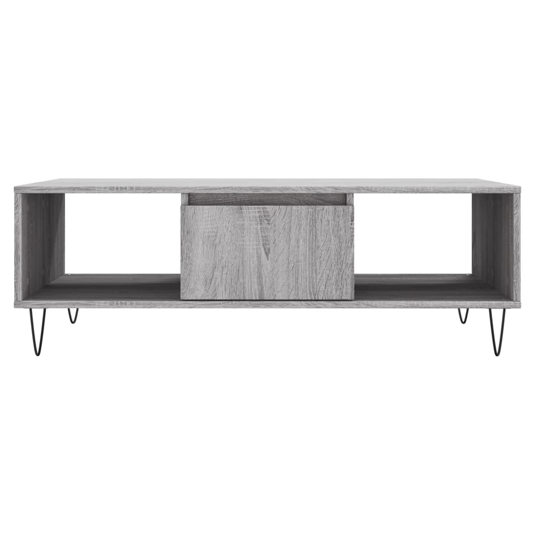 Coffee Table Grey Sonoma 104x60x35 cm Engineered Wood
