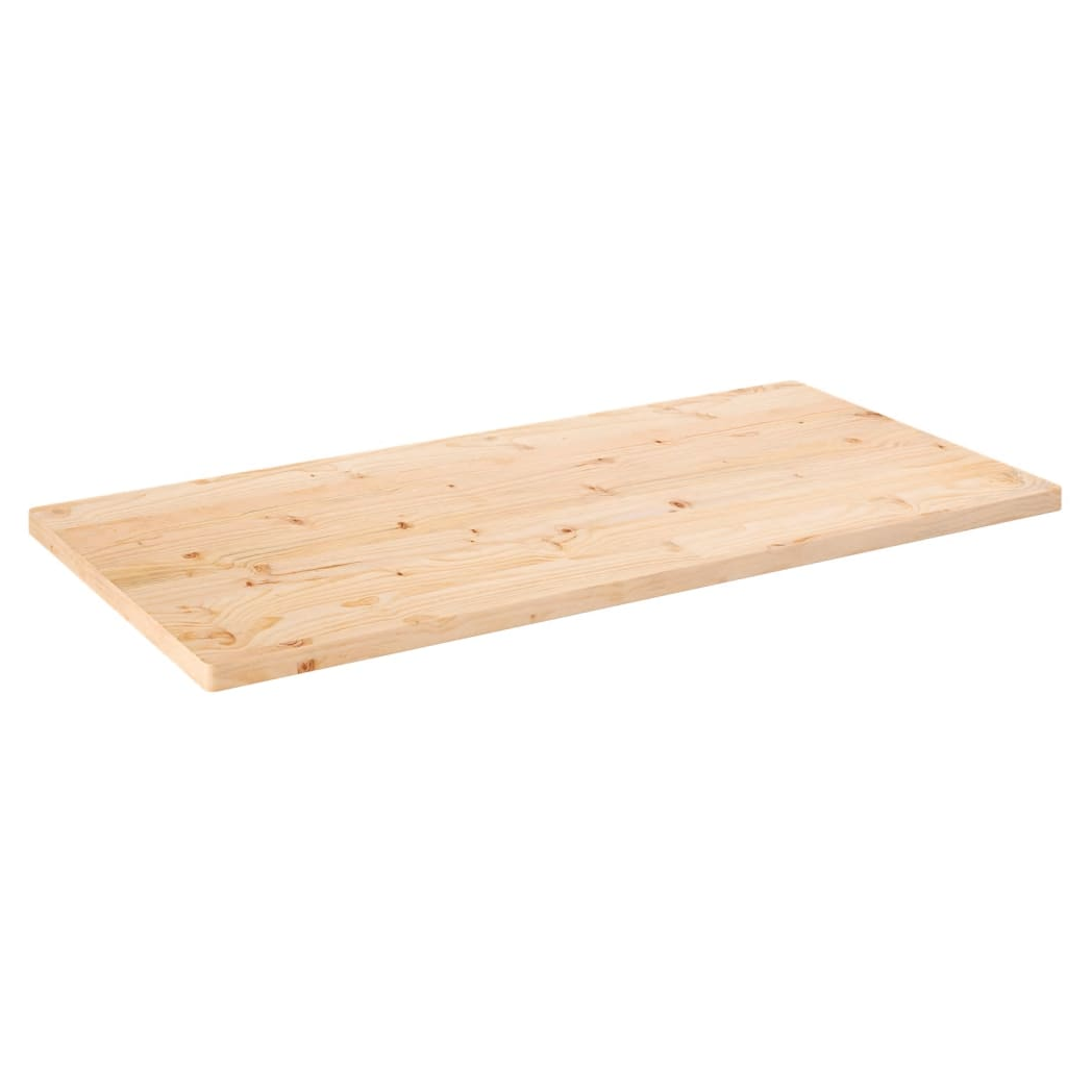 Table Top 100x60x2.5 cm Solid Wood Pine Rectangular