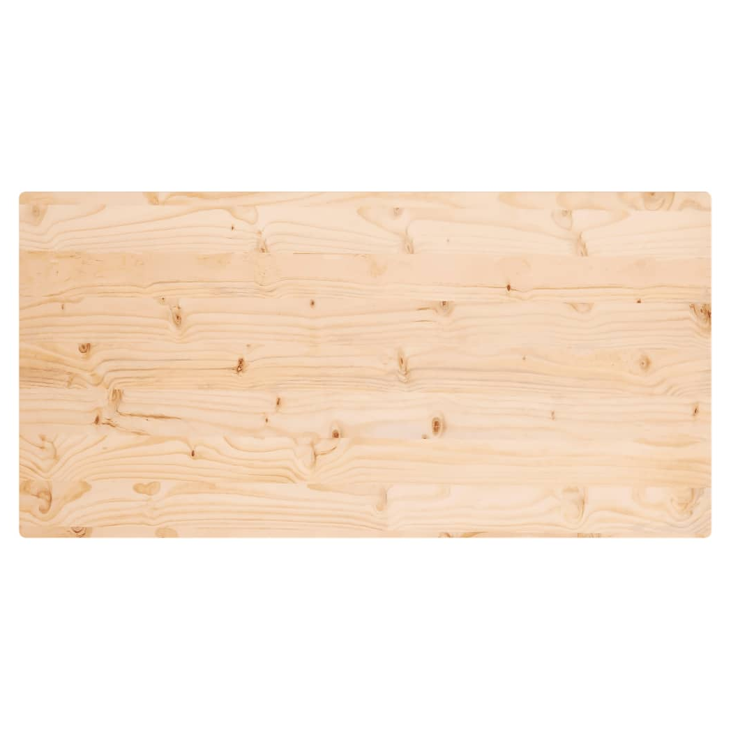 Table Top 100x60x2.5 cm Solid Wood Pine Rectangular