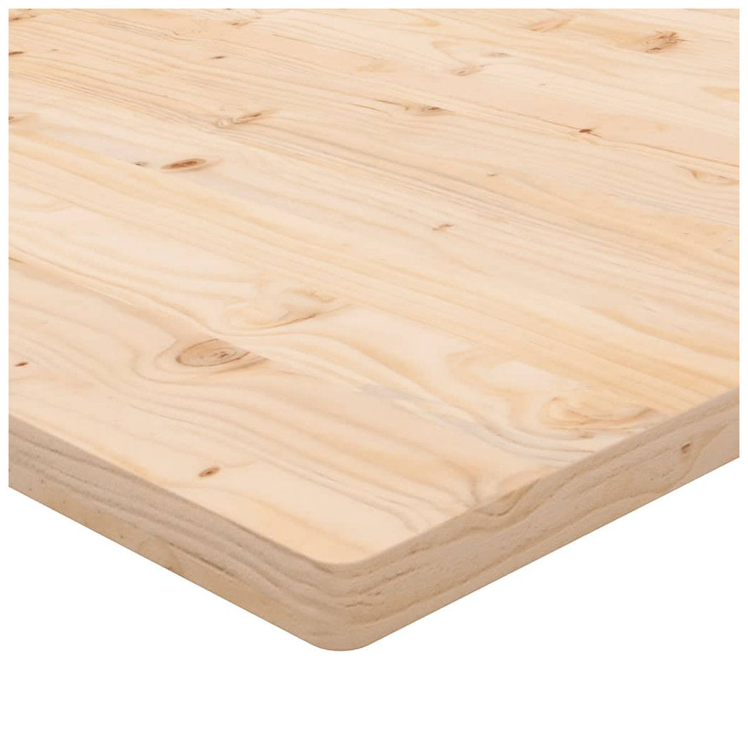 Table Top 100x60x2.5 cm Solid Wood Pine Rectangular