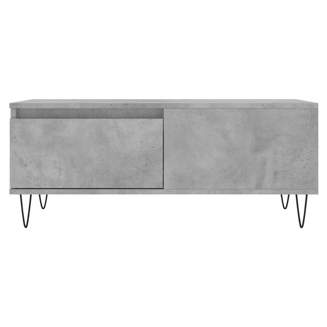 Coffee Table Concrete Grey 90x50x36.5 cm Engineered Wood
