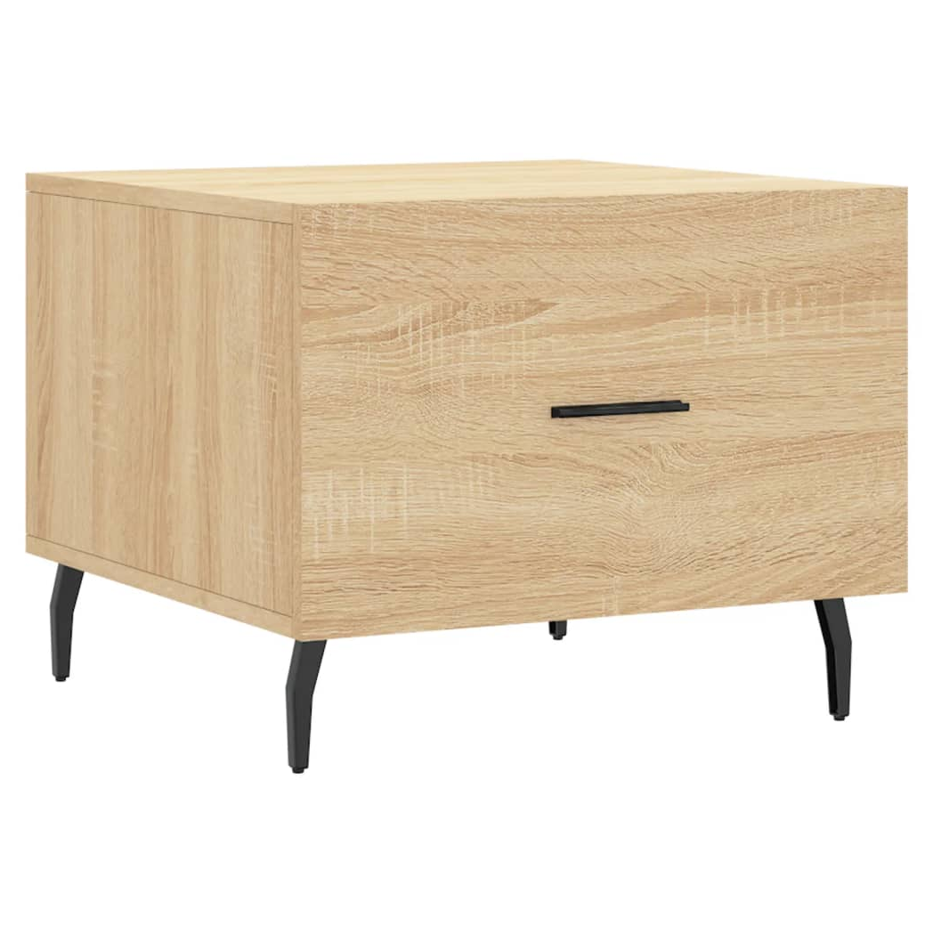 Coffee Table Sonoma Oak 50x50x40 cm Engineered Wood