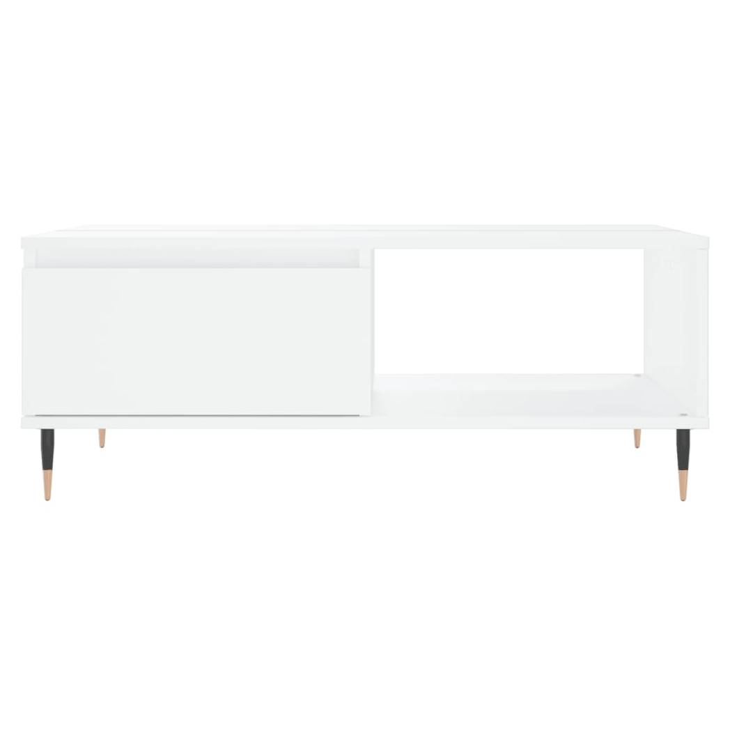 Coffee Table White 90x60x35 cm Engineered Wood